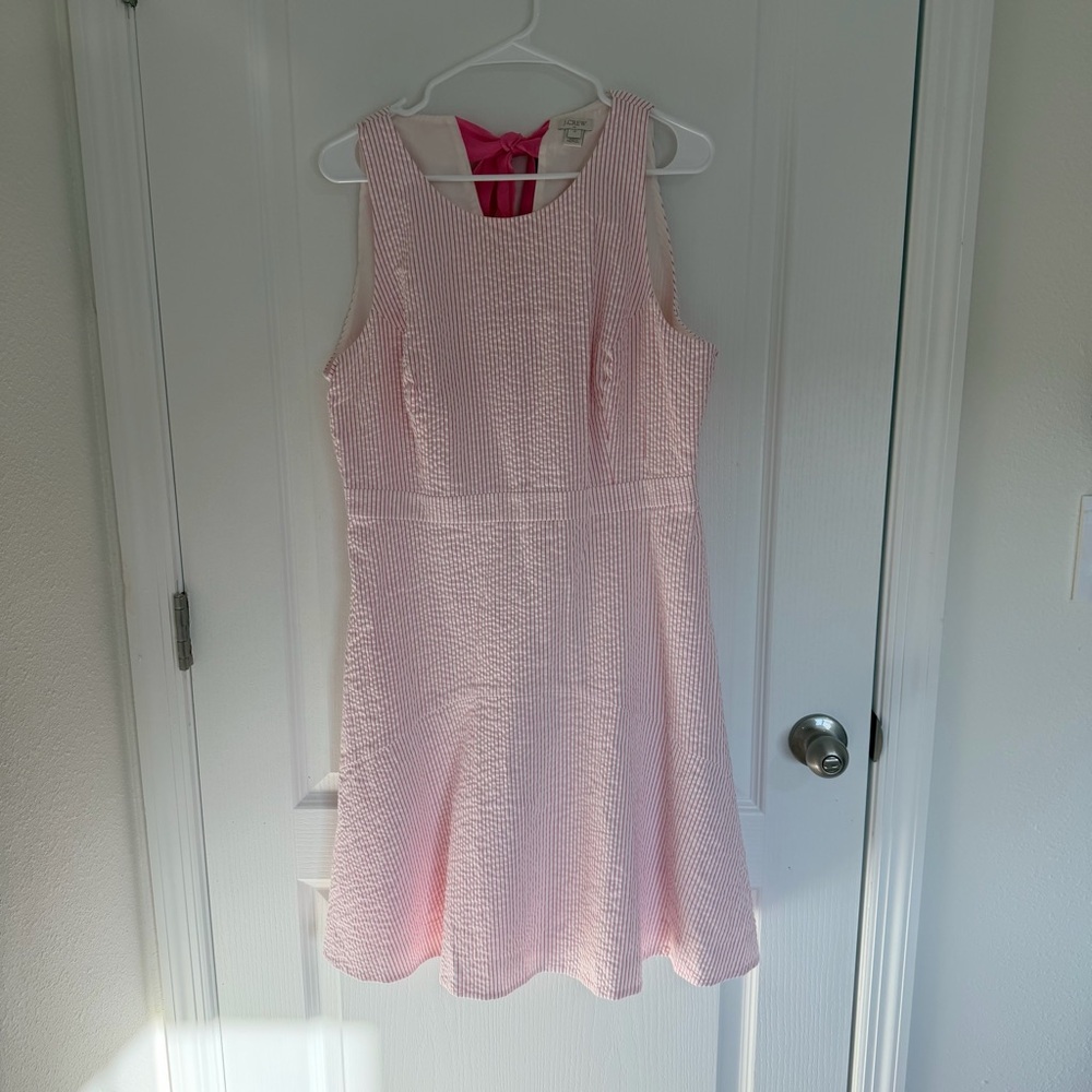 J. Crew Light Pink Textured Dress